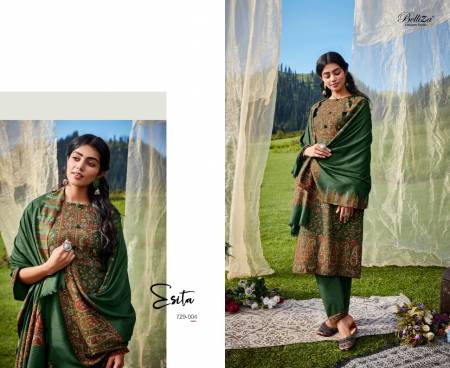 Faariah By Belliza Designer Heavy Pashmina Salwar Kameez Catalog